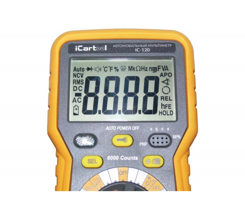 Автомобильный мультиметр iCartool IC-120
