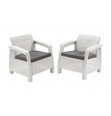 Комплект кресел Keter Corfu duo set 2 шт., белый 223197