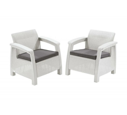 Комплект кресел Keter Corfu duo set 2 шт., белый 223197