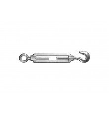Талреп STAYER DIN 1480, крюк-кольцо, М5, 20 шт, оцинкованный, 30515-05