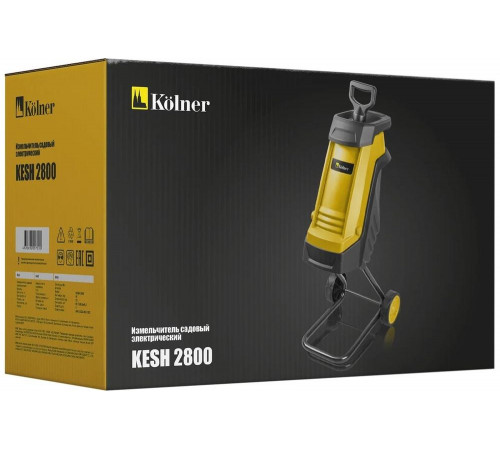 Садовый электрический измельчитель Kolner KESH 2800 8050400026