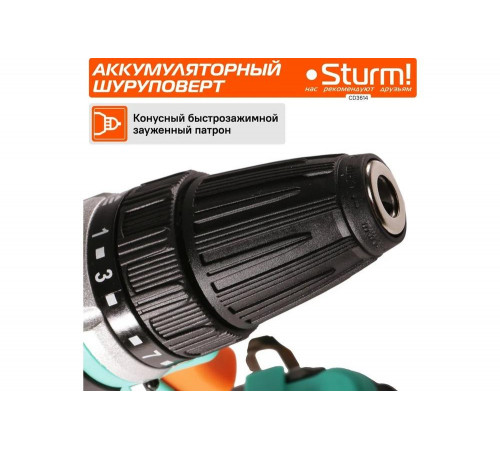 Аккумуляторная дрель-шуруповерт Sturm CD3614 Аккумуляторная дрель-шуруповерт Sturm CD3614
