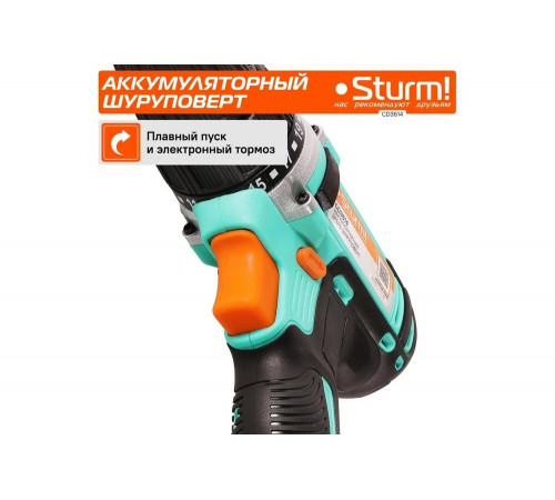 Аккумуляторная дрель-шуруповерт Sturm CD3614 Аккумуляторная дрель-шуруповерт Sturm CD3614