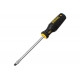 Отвертка Denzel SL8x150 мм, S2, трехкомпонентная рукоятка 122007