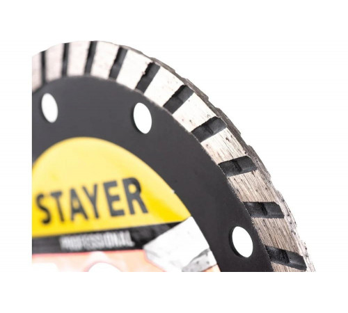 STAYER Ø 125Х22.2 мм, алмазный, сегментный, диск отрезной PROGRESSIVE 3662-125_z02 Professional STAYER Ø 125Х22.2 мм, алмазный, сегментный, диск отрезной PROGRESSIVE 3662-125_z02 Professional