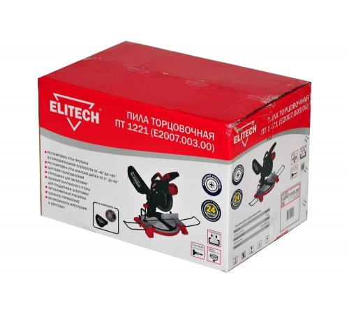 Торцовочная пила Elitech ПТ 1221 Е2007.003.00 201282