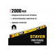 STAYER 2000 мм, 3 глазка, точность 0.5 мм/м, уровень магнитный PRO STABIL MAGNET 3480-200