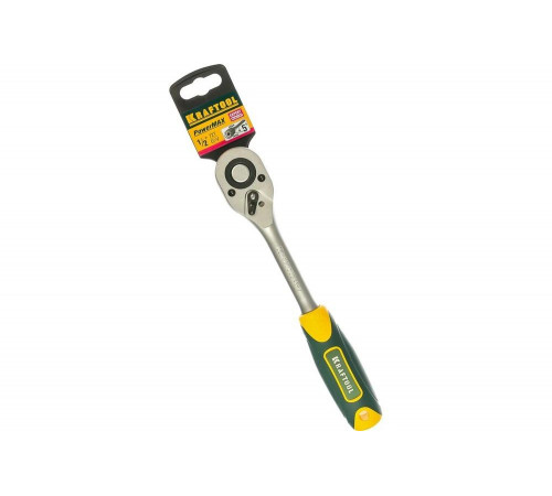 KRAFTOOL 1/2", 72 зубца, Cr-V сталь, трещотка для торцовых головок 27791-1/2_z02