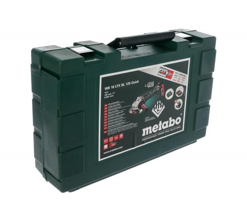 Аккумуляторная угловая шлифмашина Metabo WB 18 LTX BL 125 Quick 613077810