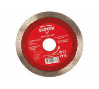 Диск алмазный отрезной сплошной (115х22.2 мм) Elitech 1820.057300