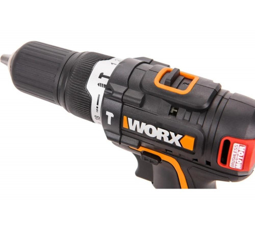 Бесщеточная аккумуляторная ударная дрель-шуруповерт WORX WX367