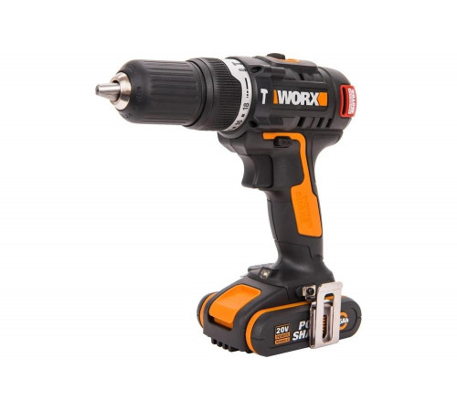 Бесщеточная аккумуляторная ударная дрель-шуруповерт WORX WX367