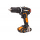 Бесщеточная аккумуляторная ударная дрель-шуруповерт WORX WX367