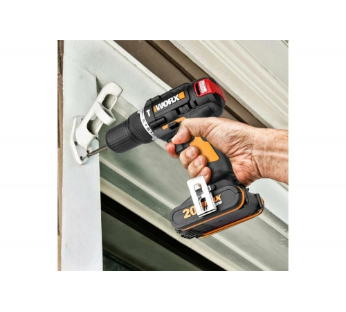 Бесщеточная аккумуляторная ударная дрель-шуруповерт WORX WX367