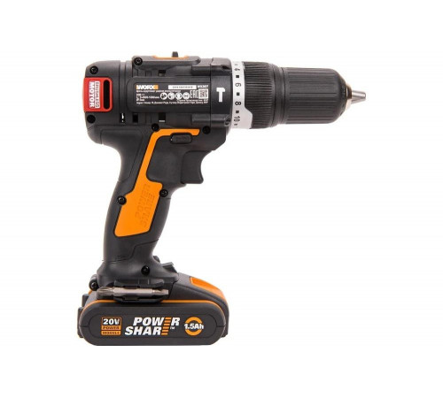 Бесщеточная аккумуляторная ударная дрель-шуруповерт WORX WX367