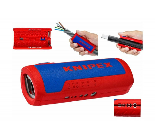 Инструмент для снятия изоляции KNIPEX KN-902202SB Инструмент для снятия изоляции KNIPEX KN-902202SB