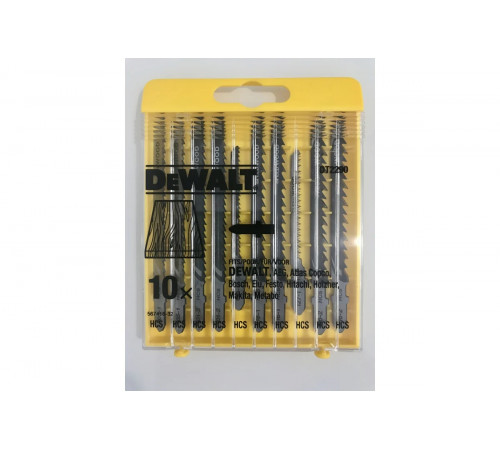 Пилки для лобзика по дереву 10 шт. DEWALT DT 2290