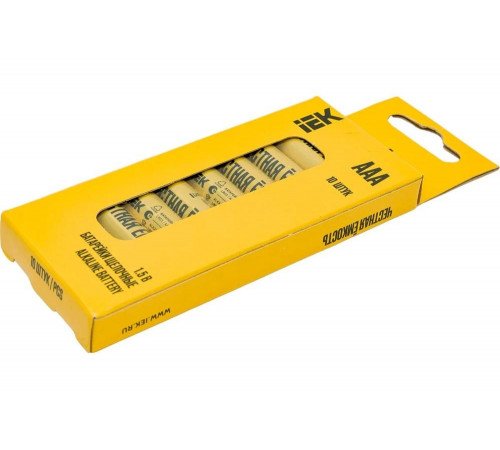Щелочная батарейка IEK alkaline lr03/aaa (10шт/бокс) ABT-LR03-OP-B10 Щелочная батарейка IEK alkaline lr03/aaa (10шт/бокс) ABT-LR03-OP-B10