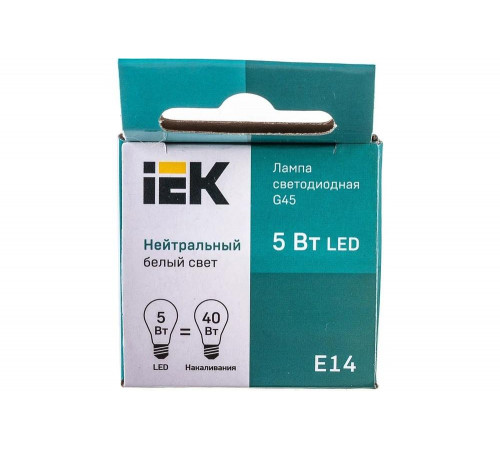 Интересная лампа IEK LLE-G45-5-230-40-E14 Интересная лампа IEK LLE-G45-5-230-40-E14