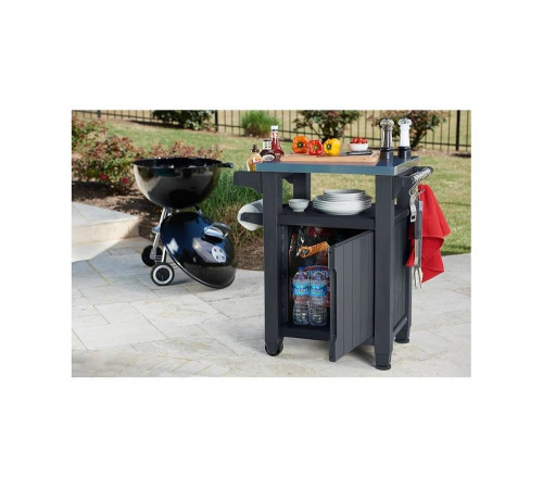 Столик для барбекю Keter UNITY 105 L графит 230420 Столик для барбекю Keter UNITY 105 L графит 230420