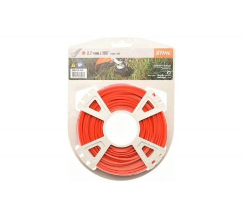 Леска триммерная круглого сечения 2,4 мм, 83 м, оранжевого цвета STIHL 0000-930-2421 Леска триммерная круглого сечения 2,4 мм, 83 м, оранжевого цвета STIHL 0000-930-2421