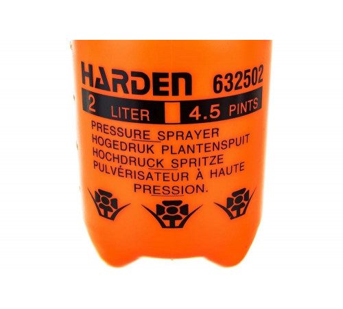 Ручной пневмо опрыскиватель HARDEN с медным соплом 2 л 632502 Ручной пневмо опрыскиватель HARDEN с медным соплом 2 л 632502