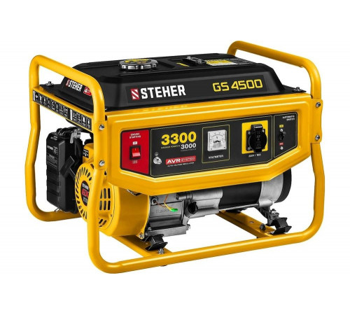 STEHER 3300 Вт, бензиновый генератор (GS-4500) STEHER 3300 Вт, бензиновый генератор (GS-4500)