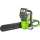 Цепная пила аккумуляторная GreenWorks G24CS25K2, 24V, 25см, c 1хАКБ 4 А.ч и ЗУ 2000007VB