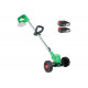 Аккумуляторный триммер-газонокосилка Zitrek GreenCut 20 Pro 20 В, Li-ion аккумулятор 2 шт, колеса 082-2005