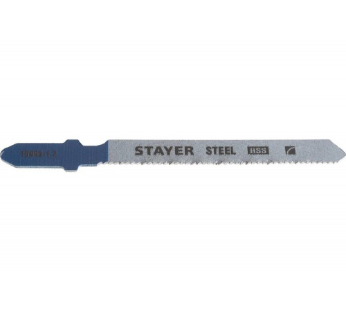 STAYER по металлу (листовой, цветной), фигурный рез, EU-хвостовик, шаг 1.2 мм, 50 мм, 2 шт., полотна для эл/лобзика HSS 15995-1.2_z02 Professional STAYER по металлу (листовой, цветной), фигурный рез, EU-хвостовик, шаг 1.2 мм, 50 мм, 2 шт., полотна для эл/лобзика HSS 15995-1.2_z02 Professional