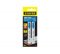 Полотна по металлу STAYER (2 шт; 50х1.2 мм; HSS; Т-хвост.; Т118В) для электролобзика 15993-1.4_z02