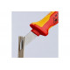 Нож для кабеля KNIPEX VDE, 190 мм, диэлектрический, 2К ручка, KN-9852SB