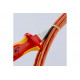 Нож для кабеля KNIPEX VDE, 190 мм, диэлектрический, 2К ручка, KN-9852SB