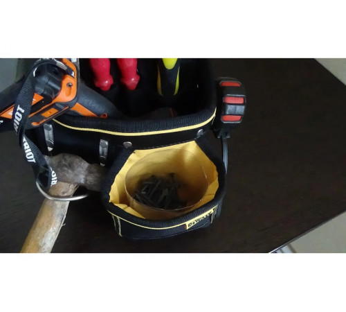 Поясная сумка для гвоздей и молотка DEWALT DWST1-75652