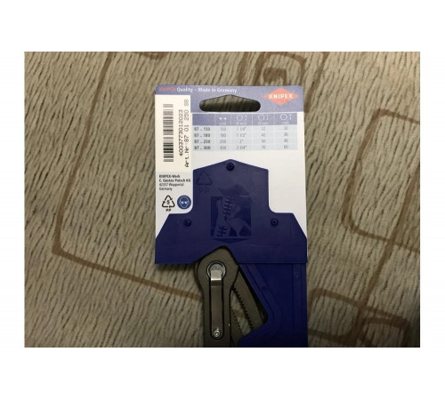 Универсальные переставные клещи KNIPEX КОБРА KN-8701250SB Универсальные переставные клещи KNIPEX КОБРА KN-8701250SB