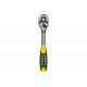 KRAFTOOL 1/4", 72 зубца, Cr-V сталь, трещотка для торцовых головок 27791-1/4_z02