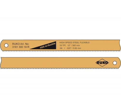 Полотно HSS-Bi-flexible (300х0.65х13 мм) RUKO 318130024R