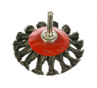 Щётка  вогнутая, витая проволока №103 (75 мм; хвостовик 6 мм) для дрели АТАКА 22392