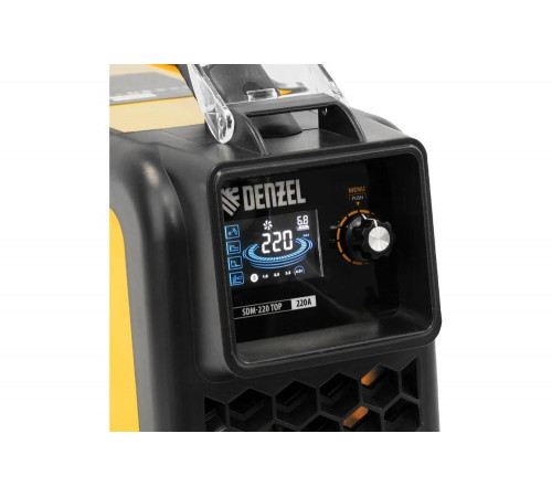 Аппарат инверторной дуговой сварки Denzel sdm-220 top 220 А 94357
