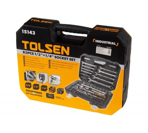Универсальный набор инструментов TOLSEN 82 предмета TT15143