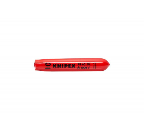 Защитный самофиксирующийся колпачок KNIPEX для кабелей VDE, диэлектрический, внутренний, 10 мм, L-80 мм KN-986610 Защитный самофиксирующийся колпачок KNIPEX для кабелей VDE, диэлектрический, внутренний, 10 мм, L-80 мм KN-986610