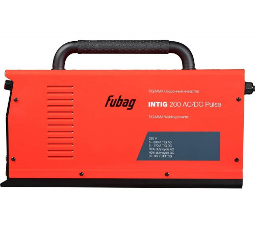 Сварочный инвертор FUBAG INTIG 200 AC/DC PULSE, горелка FB TIG 26 5P 4m, 38459 , НАКС, 31412.1Н Сварочный инвертор FUBAG INTIG 200 AC/DC PULSE, горелка FB TIG 26 5P 4m, 38459 , НАКС, 31412.1Н