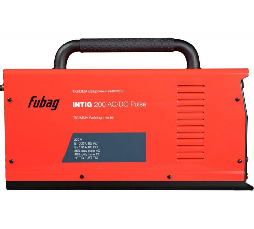 Сварочный инвертор FUBAG INTIG 200 AC/DC PULSE, горелка FB TIG 26 5P 4m, 38459 , НАКС, 31412.1Н Сварочный инвертор FUBAG INTIG 200 AC/DC PULSE, горелка FB TIG 26 5P 4m, 38459 , НАКС, 31412.1Н