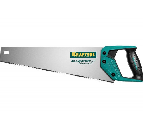 KRAFTOOL 7 TPI, 400 мм, ножовка универсальная Alligator Universal 7 15004-40_z01