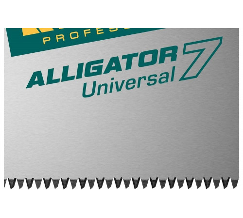 KRAFTOOL 7 TPI, 400 мм, ножовка универсальная Alligator Universal 7 15004-40_z01