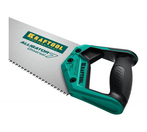 KRAFTOOL 7 TPI, 400 мм, ножовка универсальная Alligator Universal 7 15004-40_z01