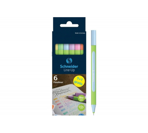 Набор капиллярных ручек Schneider Line-Up Pastel 6 цветов, 0.4 мм 191085 Набор капиллярных ручек Schneider Line-Up Pastel 6 цветов, 0.4 мм 191085