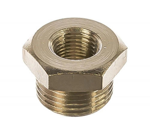Переходник мама 1/8" - папа 3/8" 1218/3 270/2 M3/8*F1/8 GAV 12009 Переходник мама 1/8" - папа 3/8" 1218/3 270/2 M3/8*F1/8 GAV 12009