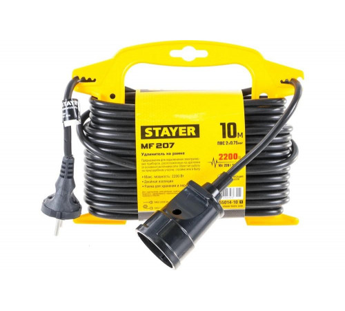 STAYER 10 м, 2200 Вт, удлинитель электрический силовой 55014-10_z01 STAYER 10 м, 2200 Вт, удлинитель электрический силовой 55014-10_z01