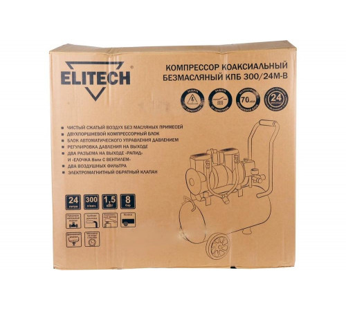 Компрессор ELITECH КПБ 300/24М-В Компрессор ELITECH КПБ 300/24М-В